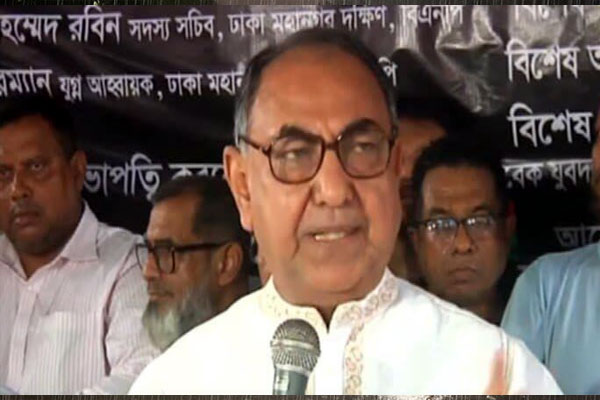 নির্বাচন নিয়ে জাতিকে ব্ল্যাকমেইল করবেন না: মির্জা আব্বাস