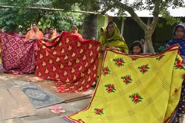 জগন্নাথপুরে হারিয়ে যাচ্ছে গ্রামীণ কাঁথা