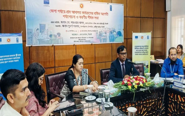 সিলেটে এক বছরে ১২৪৫ মামলা নিষ্পত্তি, ২০ লাখের বেশী জরিমানা আদায়
