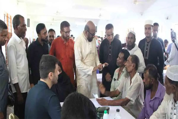 সিলেটে ভোটের মাঠে ‘ফ্রি মেডিকেল ক্যাম্প’ করে প্রশংসিত ফয়সল চৌধুরী