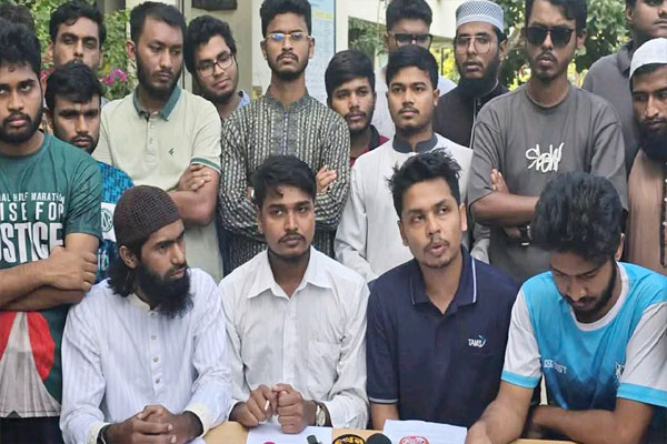 শাকসু নির্বাচনের দাবিতে অবস্থান কর্মসূচির ঘোষণা শিক্ষার্থীদের