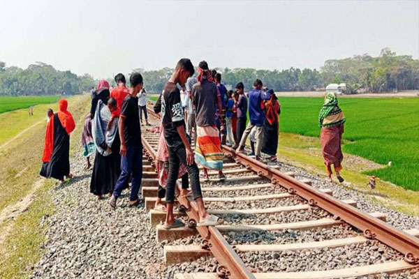 মৌলভীবাজারে ট্রেনের নিচে পড়ে প্রাণ গেল নারীর