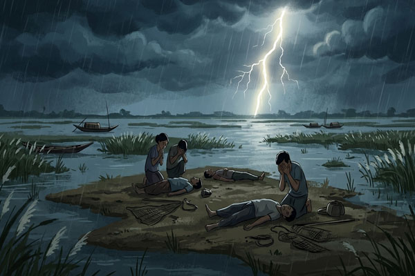 বজ্রপাতে ১৫ জনের মৃত্যু