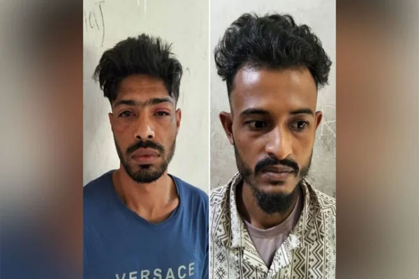সিলেটে পুলিশের অভিযানে ধরা সেই দুই ছিনতাইকারী