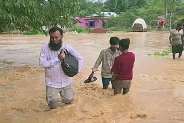 পাহাড়ি ঢলে তলিয়ে গেছে হবিগঞ্জের ৩ গ্রাম