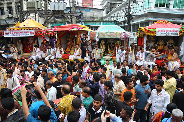 সিলেটে রথযাত্রা মহোৎসব শুরু