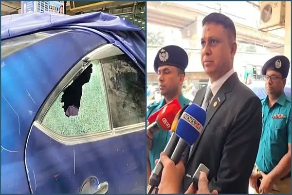 আসিফের গাড়ি লক্ষ্য করে গুলি